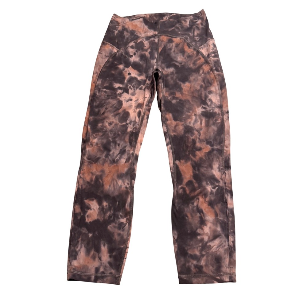 Lululemon Unlimit High-Rise Crop 23 Diamond Dye Graphite‎ Grey Bronze Pink 8